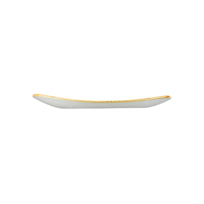 Assiettes triangulaires Stonecast Spiced Orange 315 mm (lot de 6) - Churchill