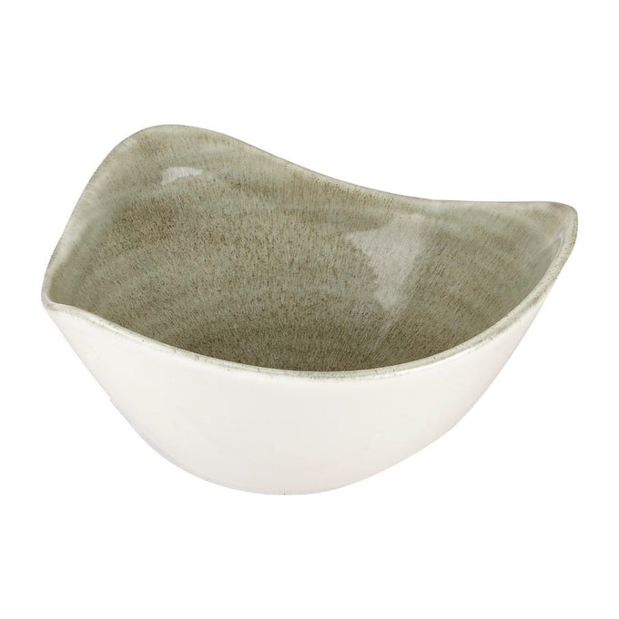 Bols triangulaires Stonecast Patina Antique Green 153 mm (lot de 12) - Churchill