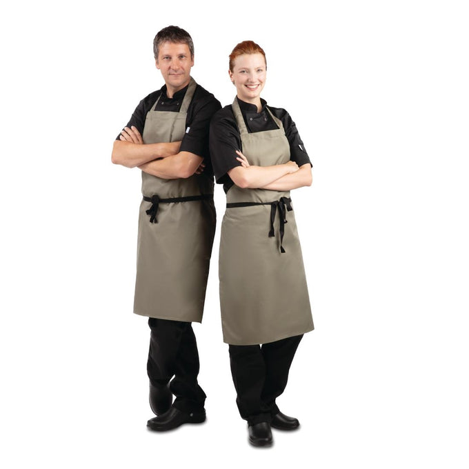 Tablier bavette olive - Whites Chefs Clothing