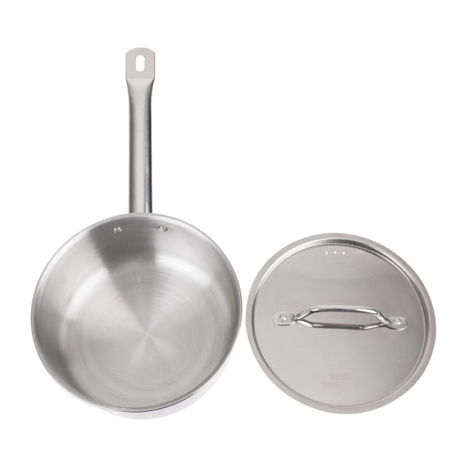 Casserole inox avec couvercle 200 mm - 3 L