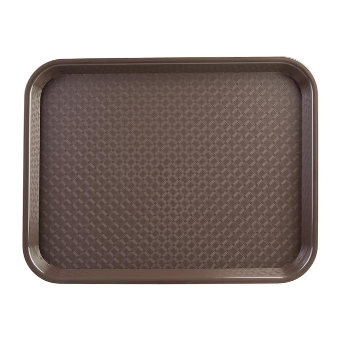 Plateau self-service Kristallon marron 450 × 350 mm - Olympia