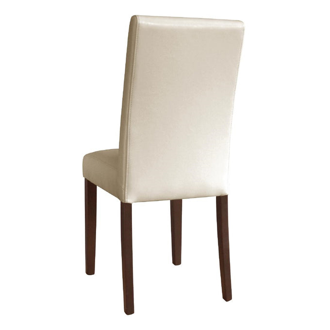 Chaises en simili cuir crème (lot de 2) - Bolero