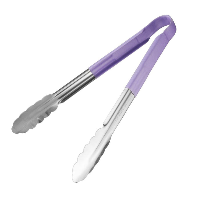 Pince de service code couleur 300 mm violette - Hygiplas