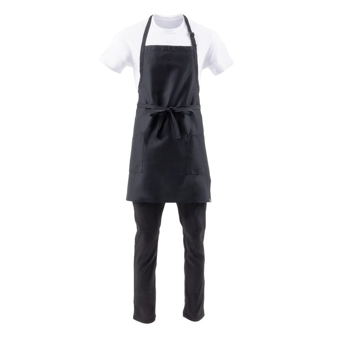 Tablier bavette avec deux poches plaquées noir - Chef Works