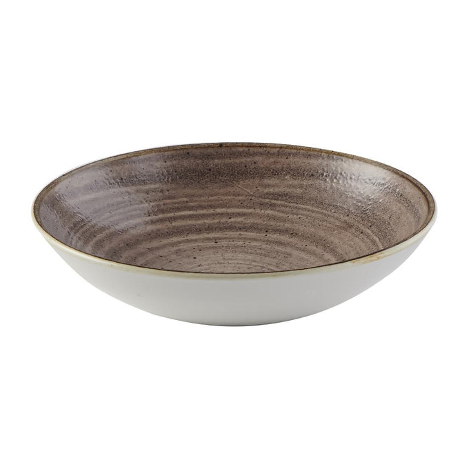 Bols Stonecast Raw Evolve Brown 248 mm (lot de 12) - Churchill