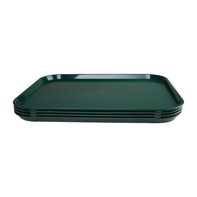 Plateau self-service Kristallon vert 450 × 350 mm - Olympia
