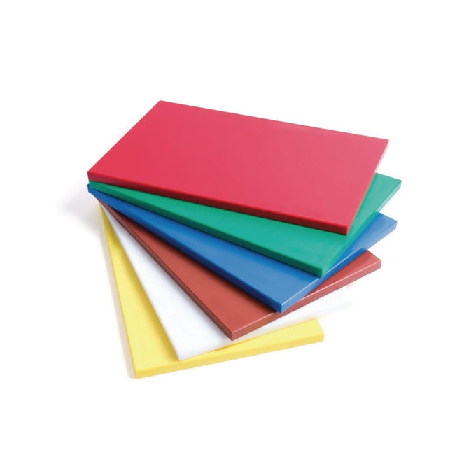 Planche à découper en polyéthylène haute densité bleue - L 400 x P 600 x H 20 mm - Gastro M