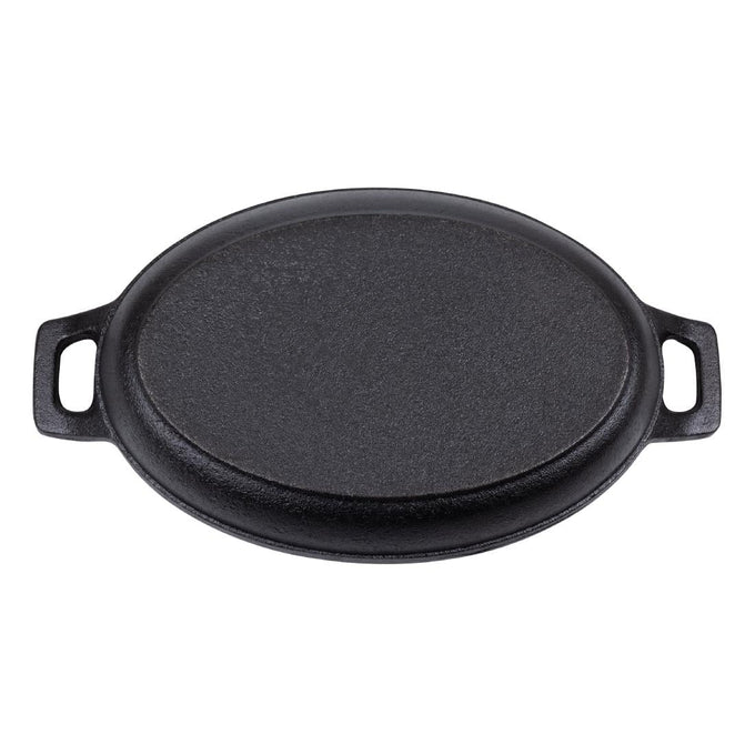 Plat à oreilles ovale en fonte 180 × 120 mm - Olympia