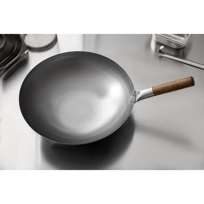 Wok fond hémisphérique 38 cm (Ø) - London Wok