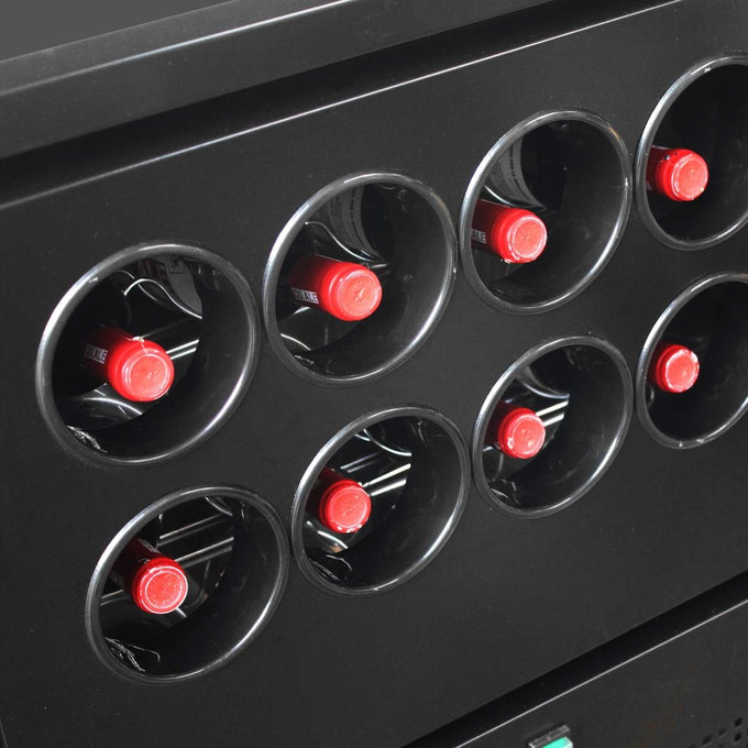Arrière-bar Série U 4 tiroirs et rafraîchisseur à vin pour 8 bouteilles - 380 L - Polar