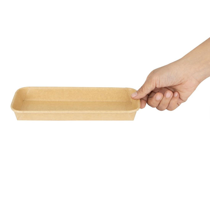 Barquettes à sushi No 2 220 × 90 mm (lot de 300) - Fiesta Recyclable