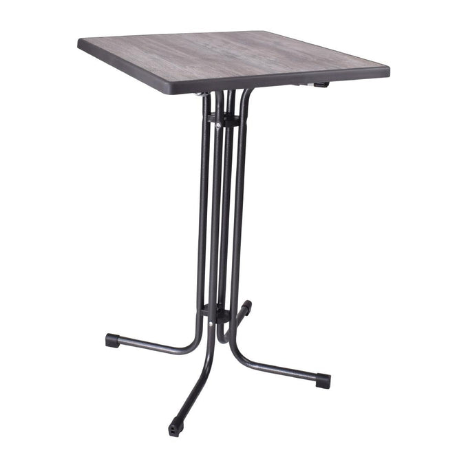 Table haute carrée pliante Limburg 70 cm