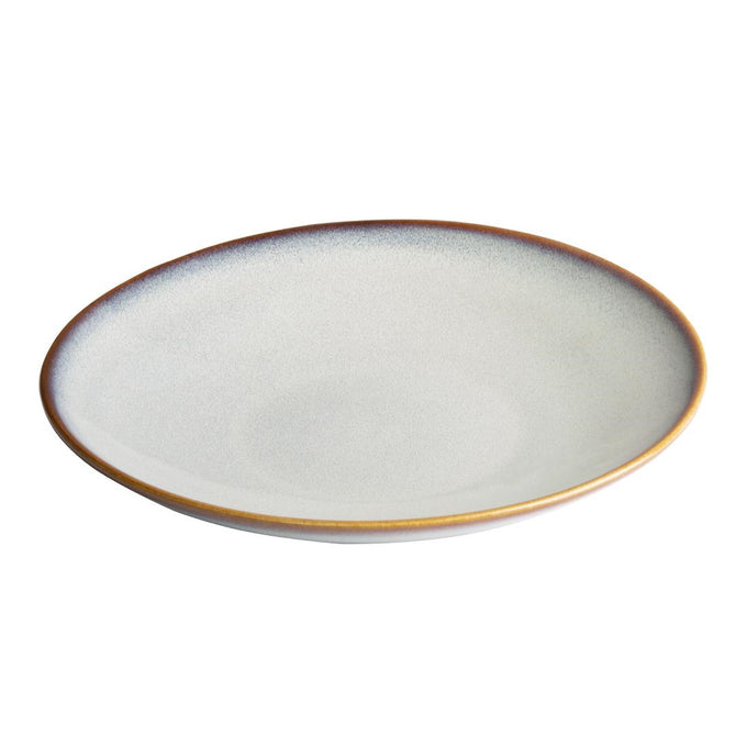 Assiettes Creuses Drift Gris Uni 260 mm (lot de 4) - Olympia