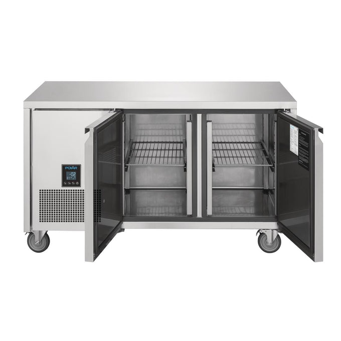Table réfrigérée positive 2 portes Serie U Premium 267 L - Polar