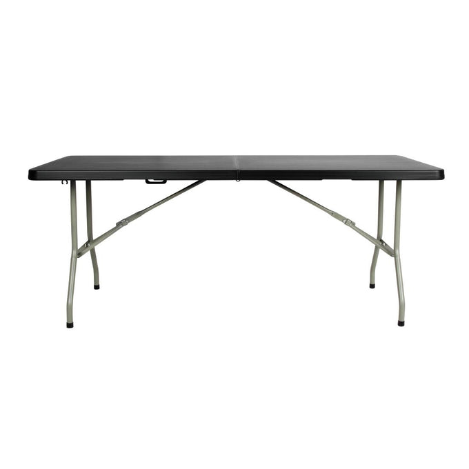 Table pliante rectangulaire noire 1,8 m - Bolero