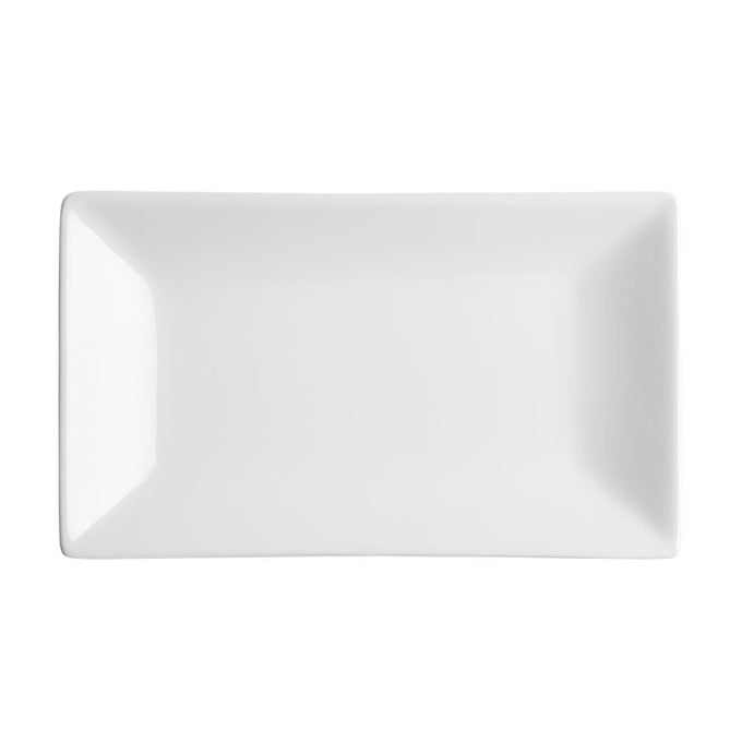 Plat rectangulaire de service 250 × 150 mm (lot de 4) - Olympia