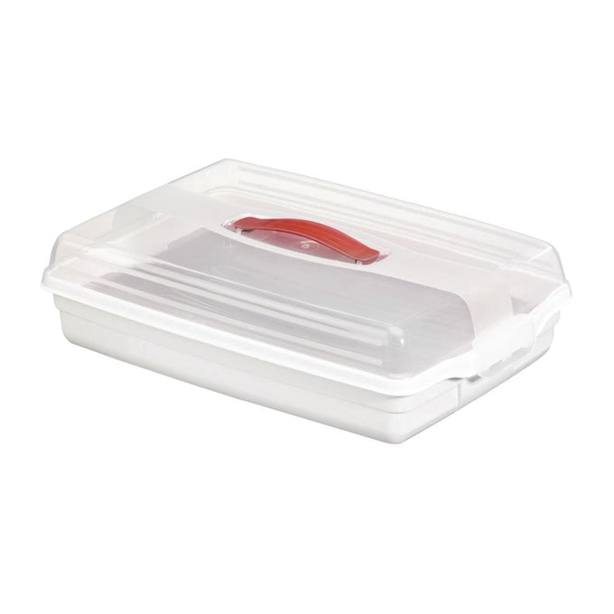 Boîte de transport à gâteau blanche 450 mm - Curver