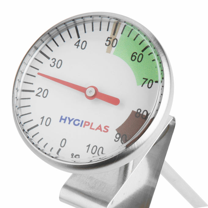 Thermomètre à café et à lait 125 mm - Hygiplas