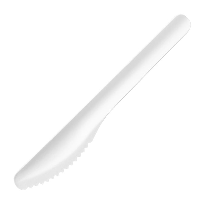 Couteaux en papier 165 mm (lot de 100) - Fiesta Compostable