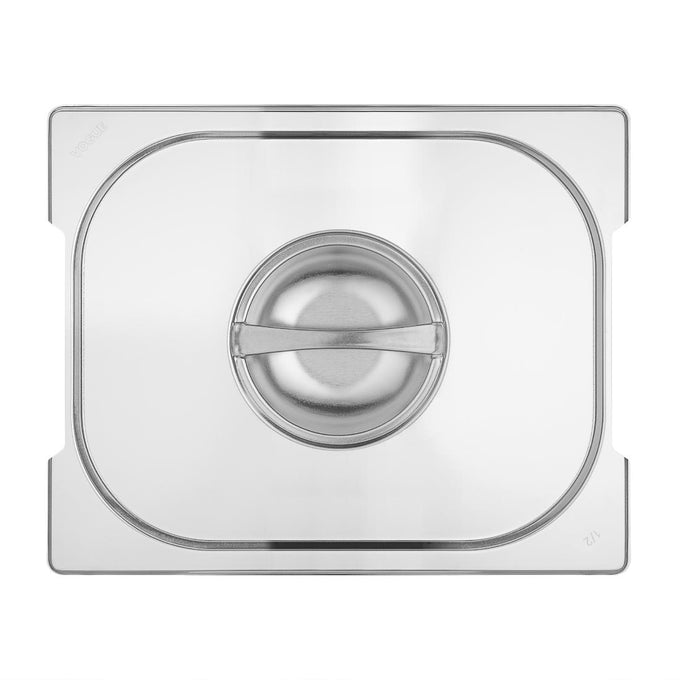 Couvercle inox GN 1/2 avec poignée - Vogue
