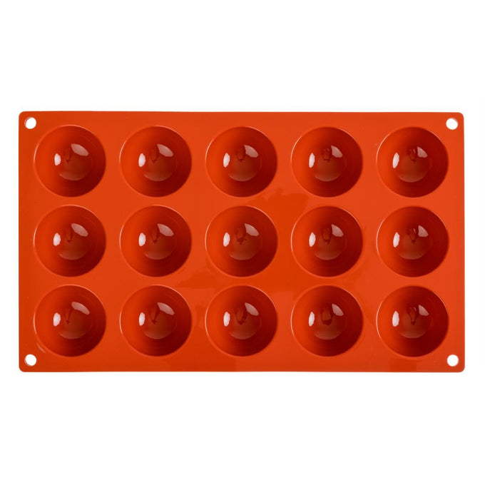 Plaque 15 demi-sphères en silicone Formaflex - Pavoni