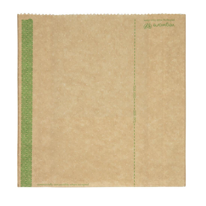 Sachets panini kraft compostables (lot de 500) - Vegware