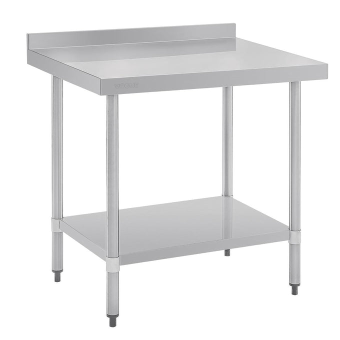 Table en acier inoxydable avec rebord 900 × 700 mm - Vogue