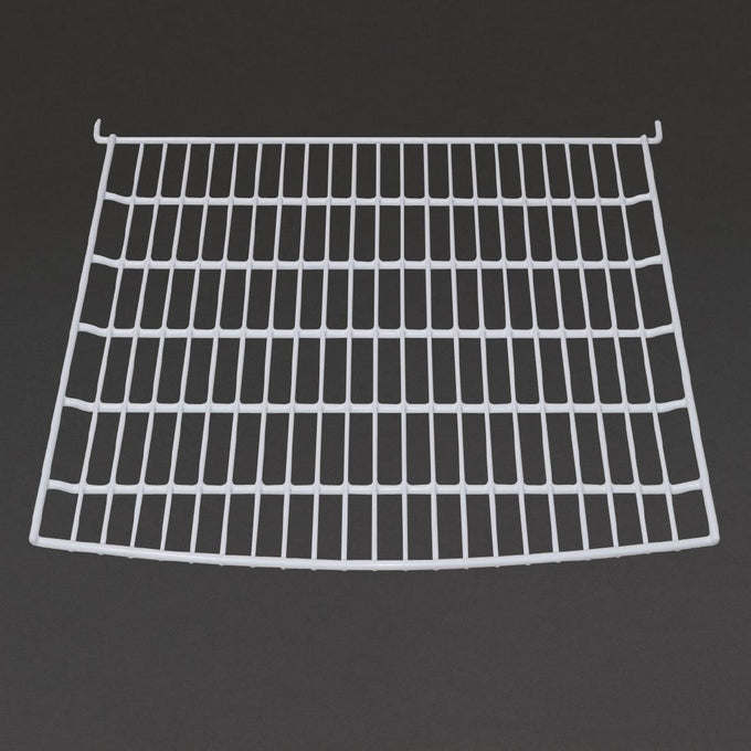 Étagère série C 407 × 452 mm pour vitrine réfrigérée porte incurvée économe en énergie série C blanche - Polar