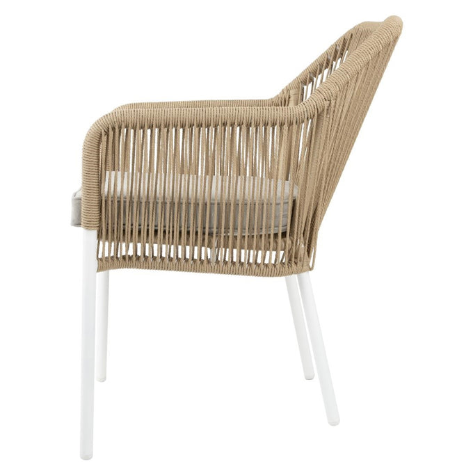 Fauteuils d'extérieur en rotin PE tressé Bay miel (lot de 2) - Bolero