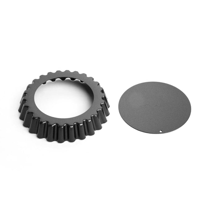 Moule à tartelette cannelé antiadhésif avec fond amovible 10 cm (lot de 3) - Vogue