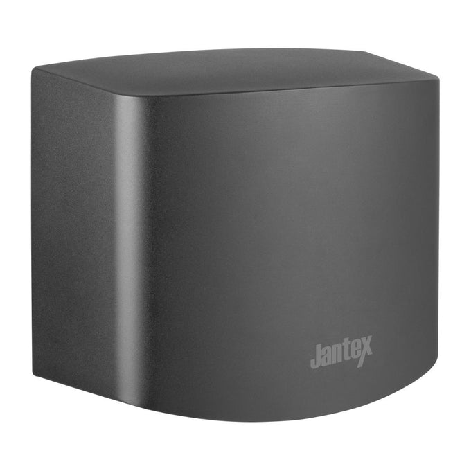 Sèche-mains en acier inoxydable noir - Jantex
