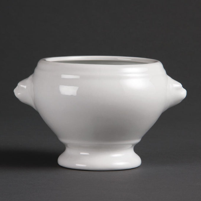 Bols À Soupe Tête De Lion Whiteware 475 ml (lot de 6) - Olympia