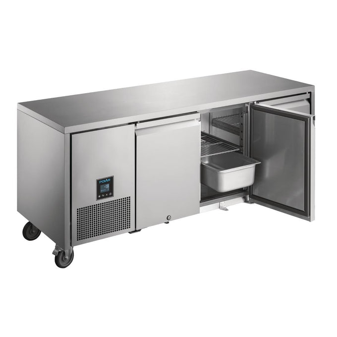 Table réfrigérée négative 3 portes Serie U Premium 420 L - Polar