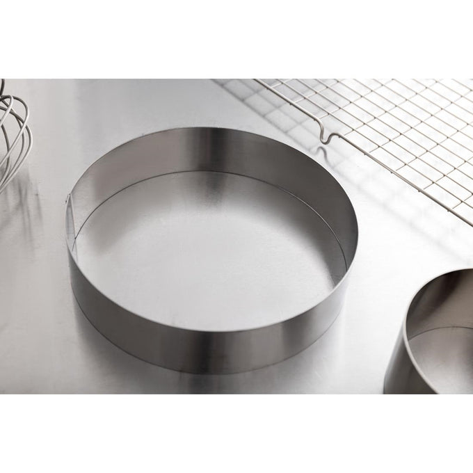 Cercle à mousse inox 200 × 45 mm - De Buyer