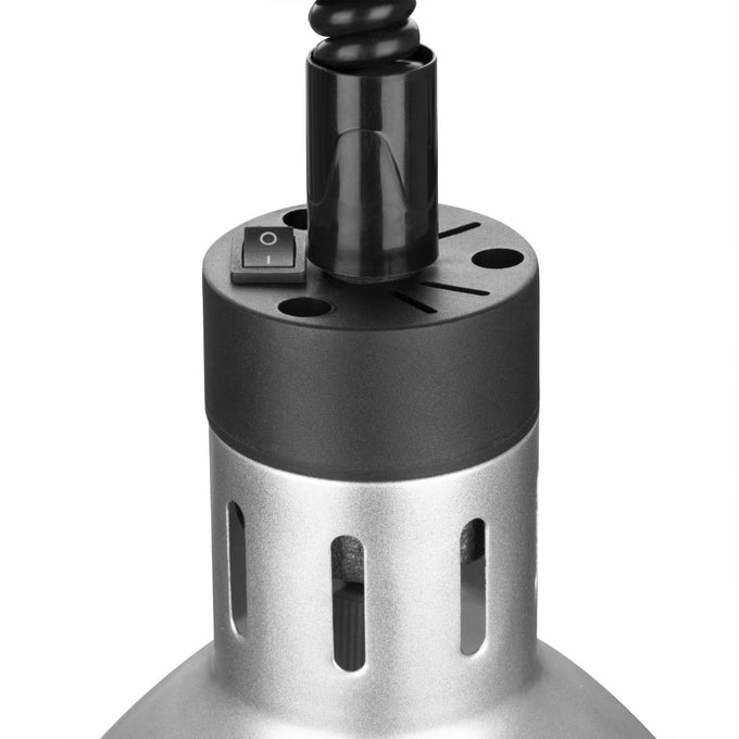 Lampe chauffante rétractable finition métal brossé - Buffalo
