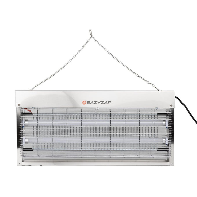 Désinsectiseur LED en inox brossé 20 W - Eazyzap