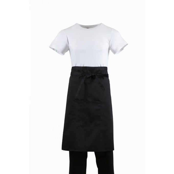 Tablier serveur standard noir - Whites Chefs Clothing