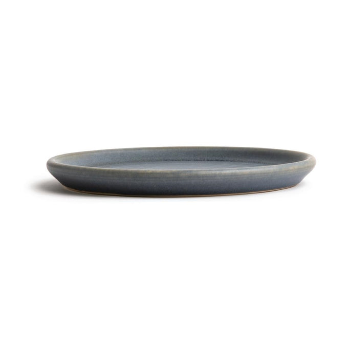 Assiettes plates granit bleu Canvas 180 mm (lot de 6) - Olympia