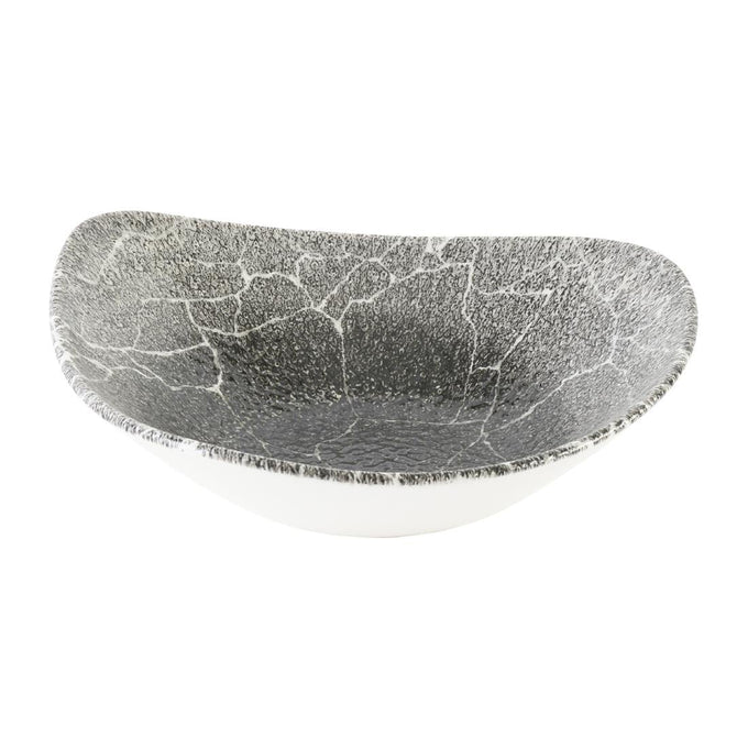 Bols triangulaires Studio Prints Kintsugi Quartz Black 235 mm (lot de 12) - Churchill