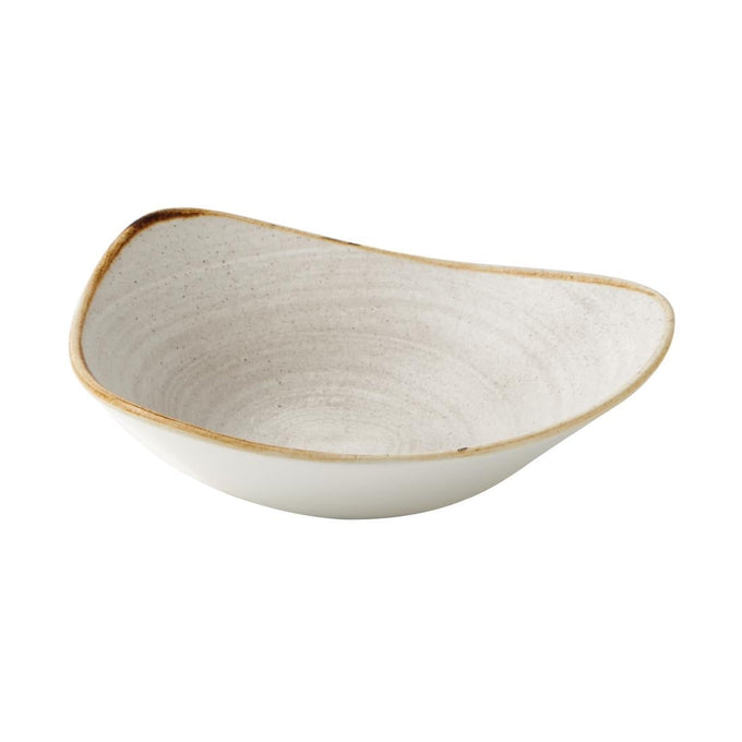 Bols triangulaires Stonecast Raw Lotus Grey 228 mm (lot de 12) - Churchill