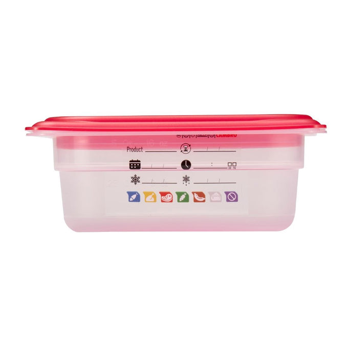 Bac en polypropylène Safetrak IML GN 1/9 65 mm - Cambro