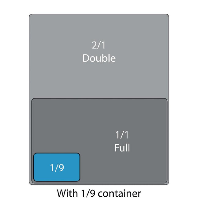 Couvercle hermétique GN 1/9 en polypropylène - Cambro