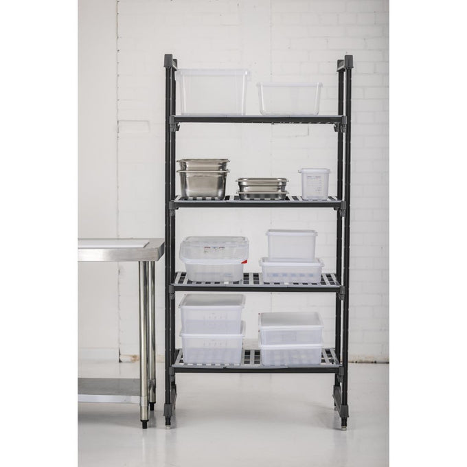 Unité de 4 étagères à claire-voie Camshelving 1830 × 915 × 610 mm - Cambro