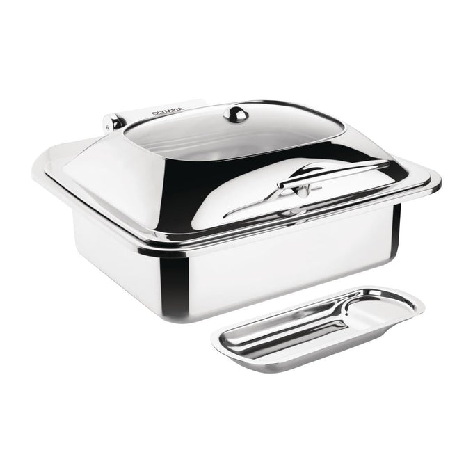 Ensemble chafing dish induction GN 1/2 avec support - Olympia