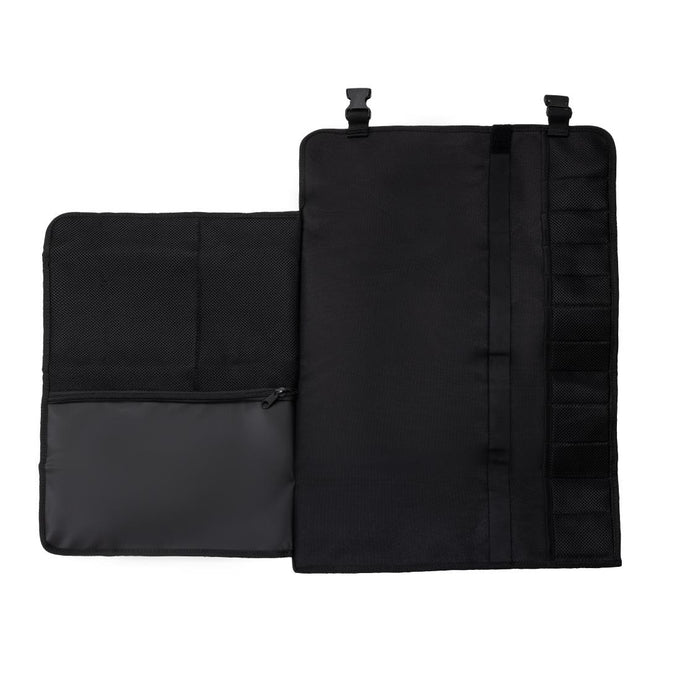 Trousse enroulable en tissu avec sangle noire 11 pièces - Dick
