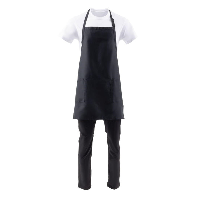 Tablier bavette avec deux poches plaquées noir - Chef Works