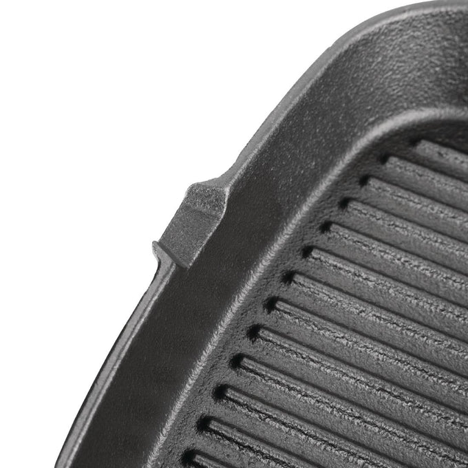 Poêle grill en fonte rainurée - Vogue