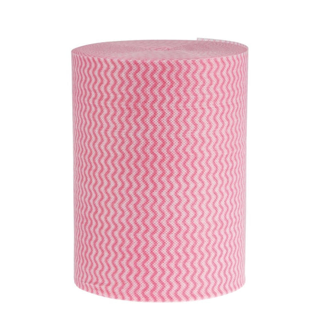 Chiffons tout usage antibactériens rouges (lot de 200) - Jantex