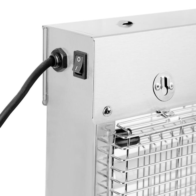 Désinsectiseur LED en inox brossé 20 W - Eazyzap