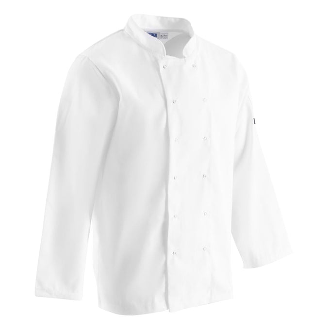 Veste de cuisine mixte Vegas manches longues blanche - Whites Chefs Clothing